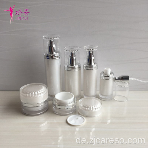 Sets Acryl-Kristall-Lotion-Flasche Cremedose